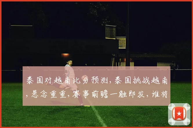 泰国对越南比分预测,泰国挑战越南,悬念重重,赛事前瞻一触即发,谁将问鼎
